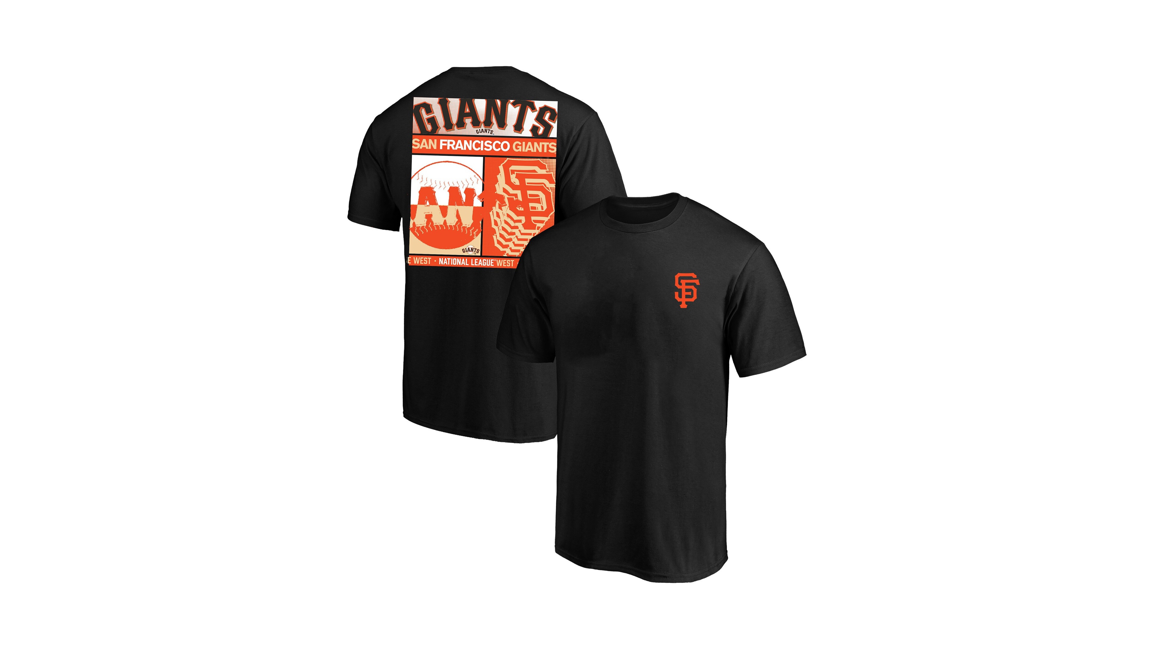 Fanatics Men's Profile Black San Francisco Giants Big Tall Two-Sided Graphic T-Shirt