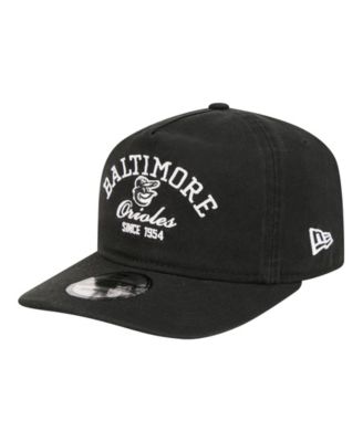 Men's Black Baltimore Orioles Stacked 19TWENTY Adjustable Hat