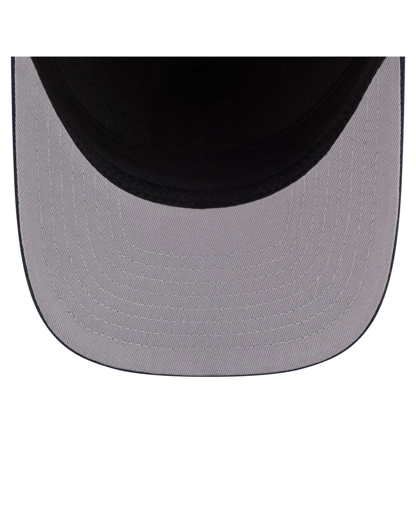 Мужская кепка New Era Navy/Natural New York Yankees Grained 9FIFTY A-Frame Trucker Adjustable Hat — фото 5