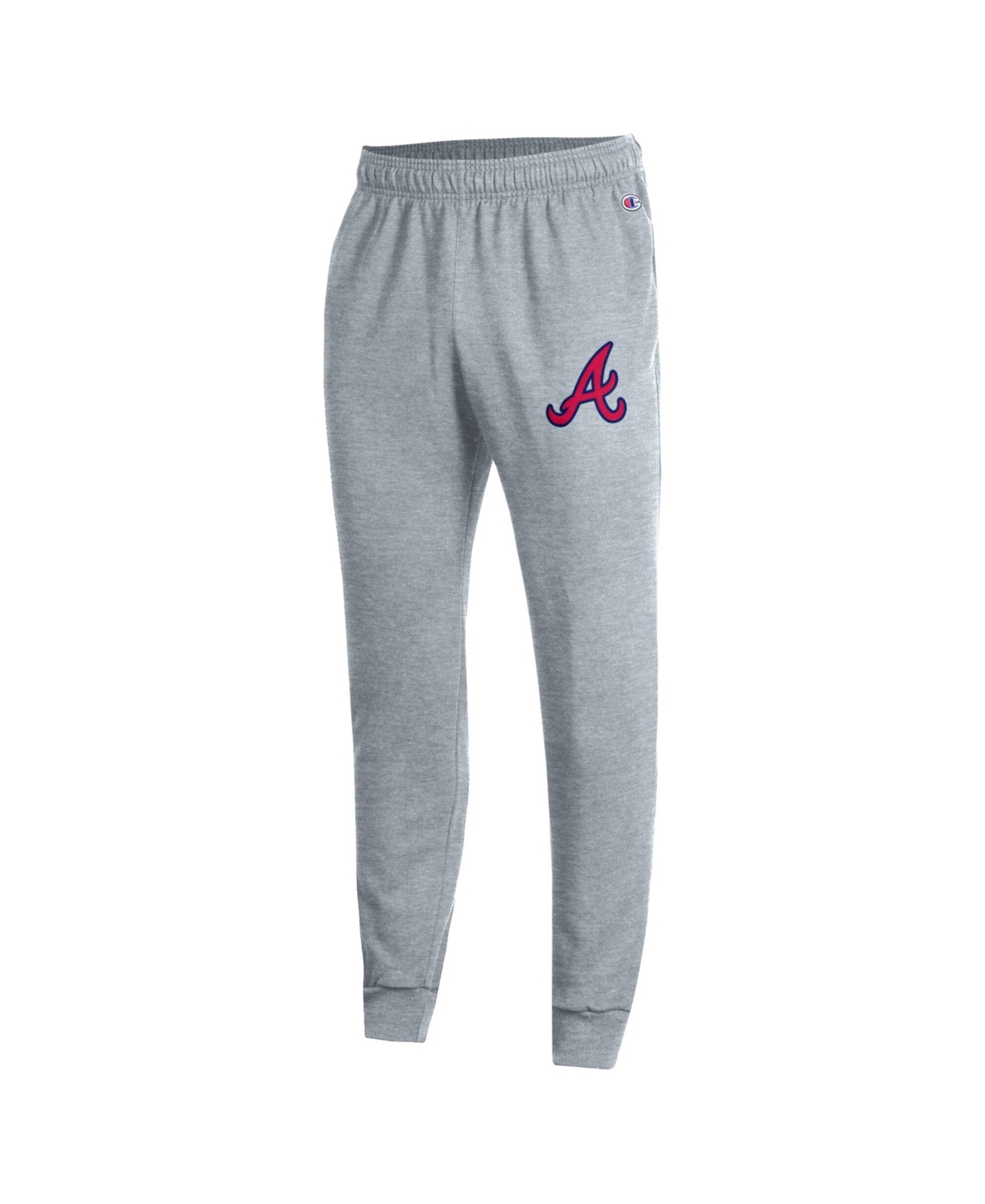 Champion Men's Heather Gray Atlanta Braves Power blend Joggers