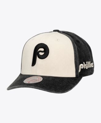 Men's and Women's Cream/Black Philadelphia Phillies Snow Block Pro Crown Adjustable Hat