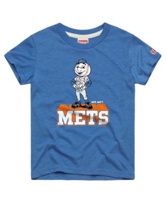 Big Boys and Girls Royal New York Mets Mascot Tri-Blend T-Shirt