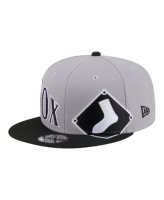 Men's Gray/Black Chicago White Sox Stretched Two-Tone 9FIFTY Adjustable Hat