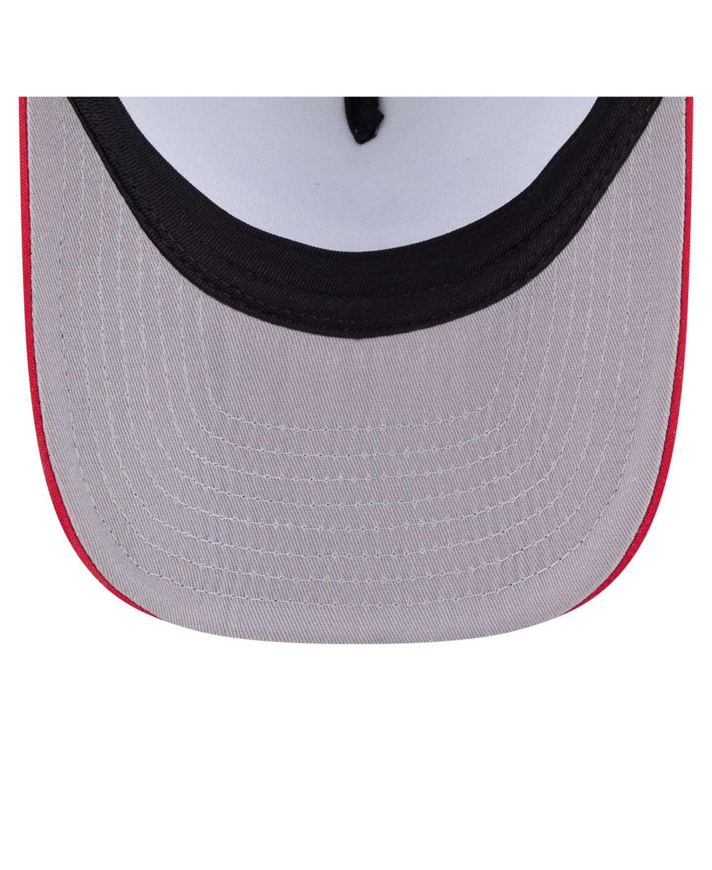 Мужская кепка New Era White/Red Boston Red Sox Foodie A-Frame 9FIFTY Trucker Snapback Hat — фото 5