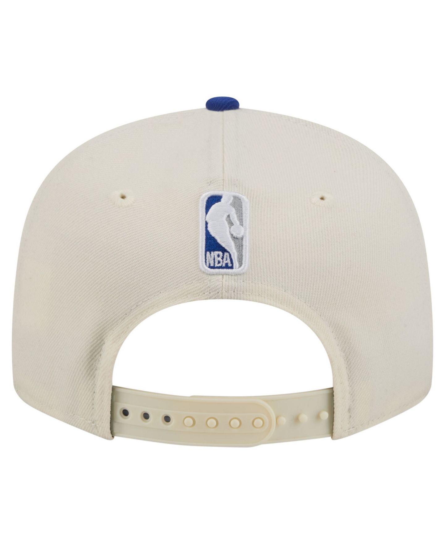 Мужская кепка New Era White/Blue Minnesota Timberwolves 9FIFTY Snapback Hat — фото 4
