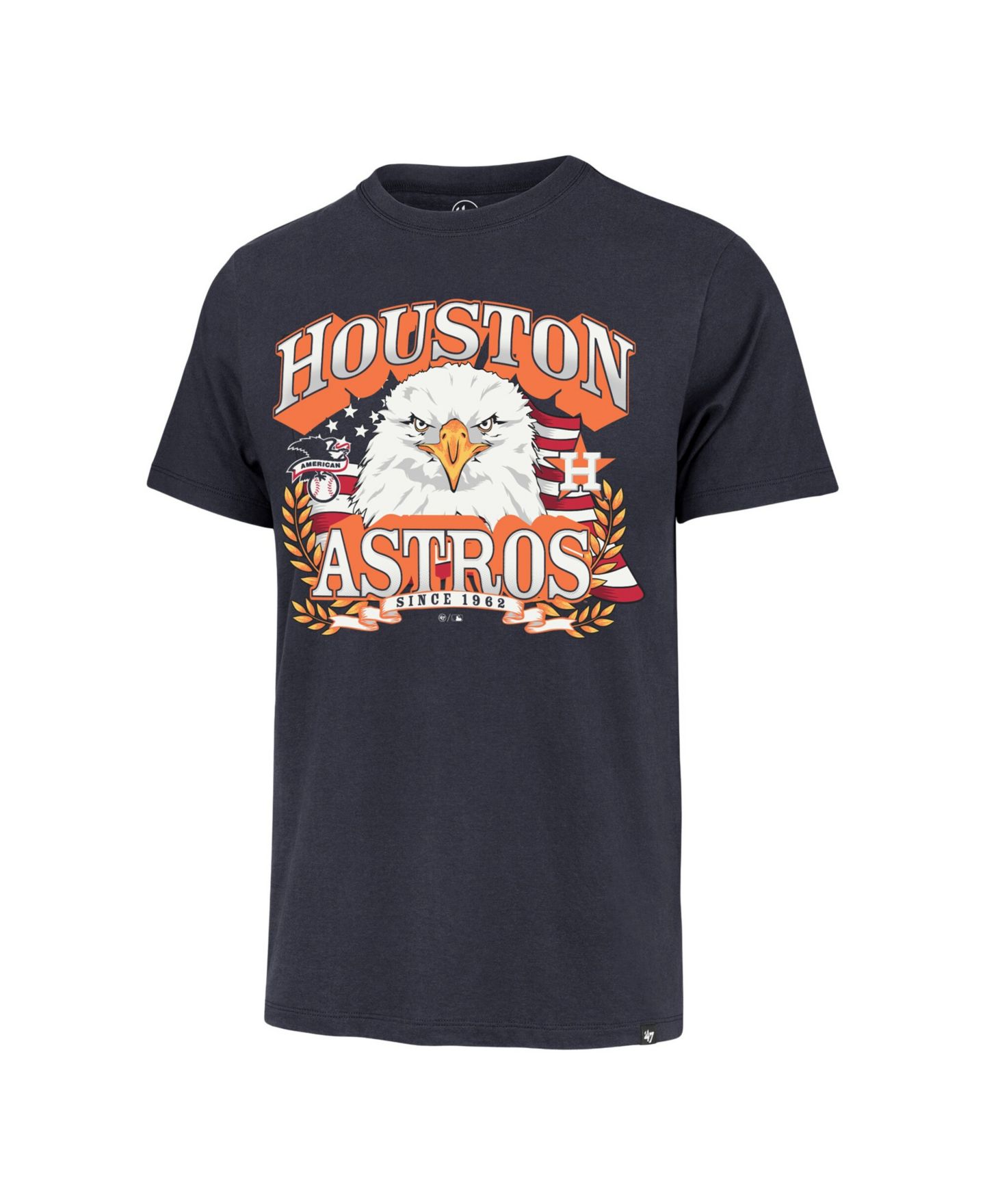 Мужская футболка '47 Brand Navy Houston Astros Americana Eagle — фото 2