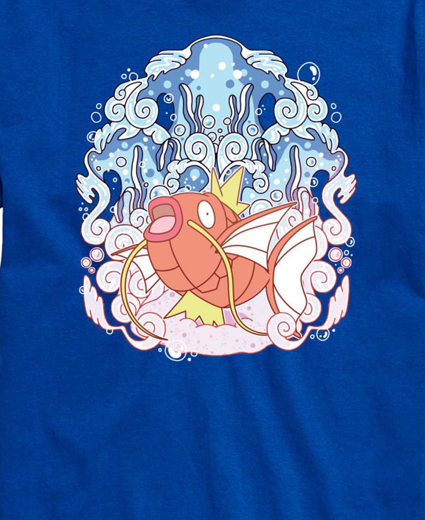 Мужская футболка AIRWAVES Pokemon Magikarp Aquatic Graphic, цвет: Королевский синий — фото 3