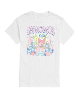 Men's Spongebob Squarepants Cute Pastel Graphic T-Shirt