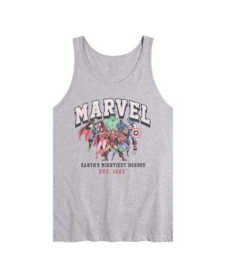 Men's Marvel Collegiate Faded Graphic Tank Top
