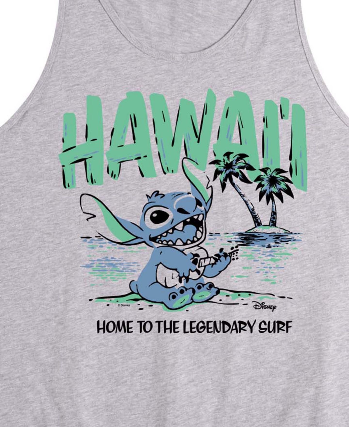 Мужской топ AIRWAVES Lilo and Stitch Hawaii Graphic, цвет: Меланжевый — фото 3