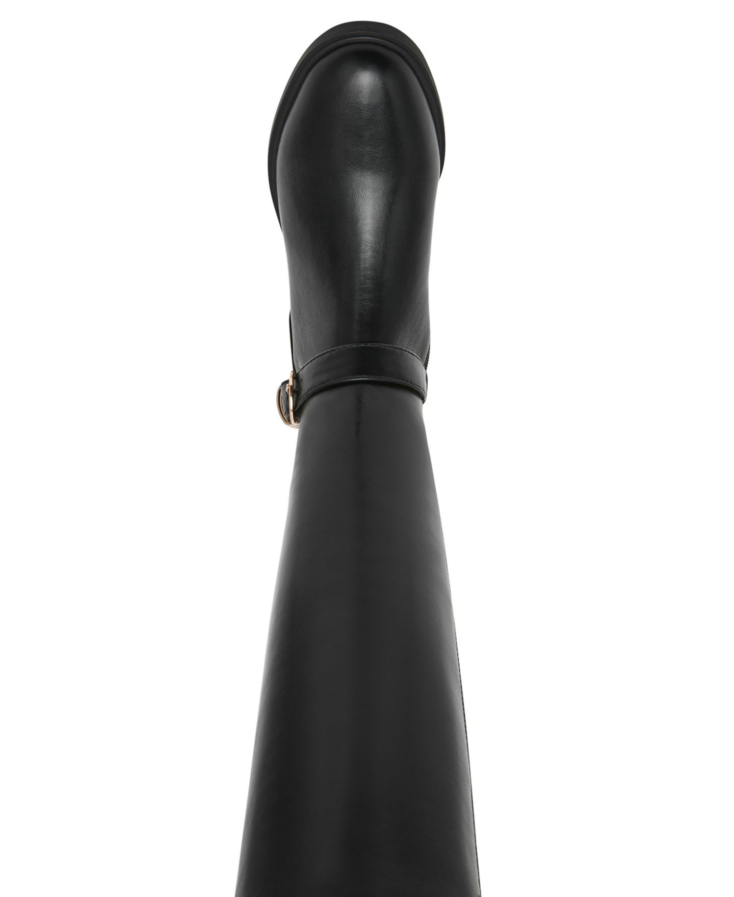 Женские ботинки Anne Klein Solana Zipper Tall, цвет: Чёрный гладкий — фото 9