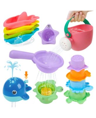 Mold-Free Floating 11-Piece Bath Toy Set