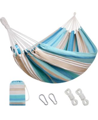 Brazilian Hammock Tree Straps Canvas Portable Outdoor Indoor Carry Bag set