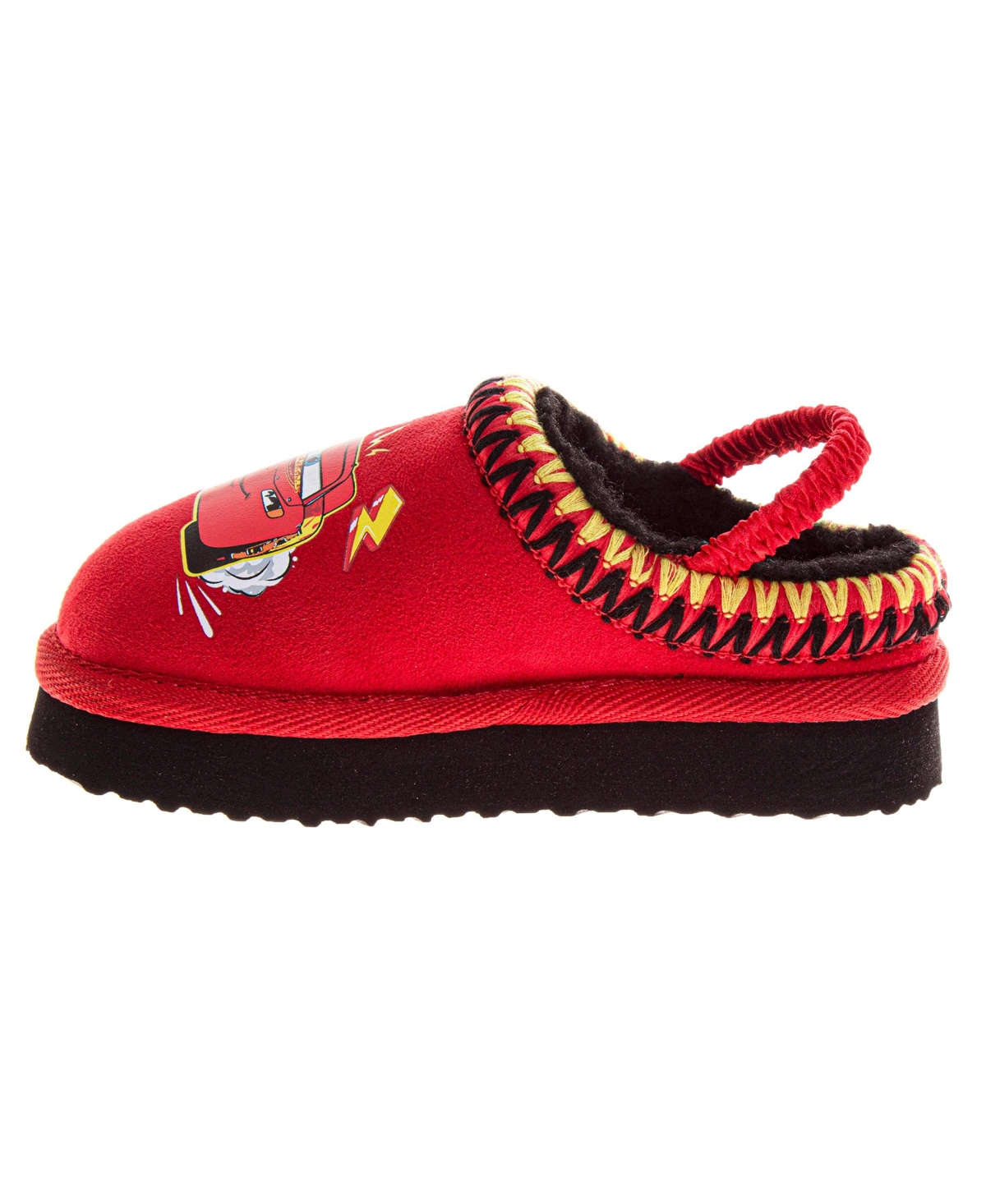 Disney Toddler Boy's (5-12) Cars Lightning Slippers Soft, Cozy, and Comfortable Footwear