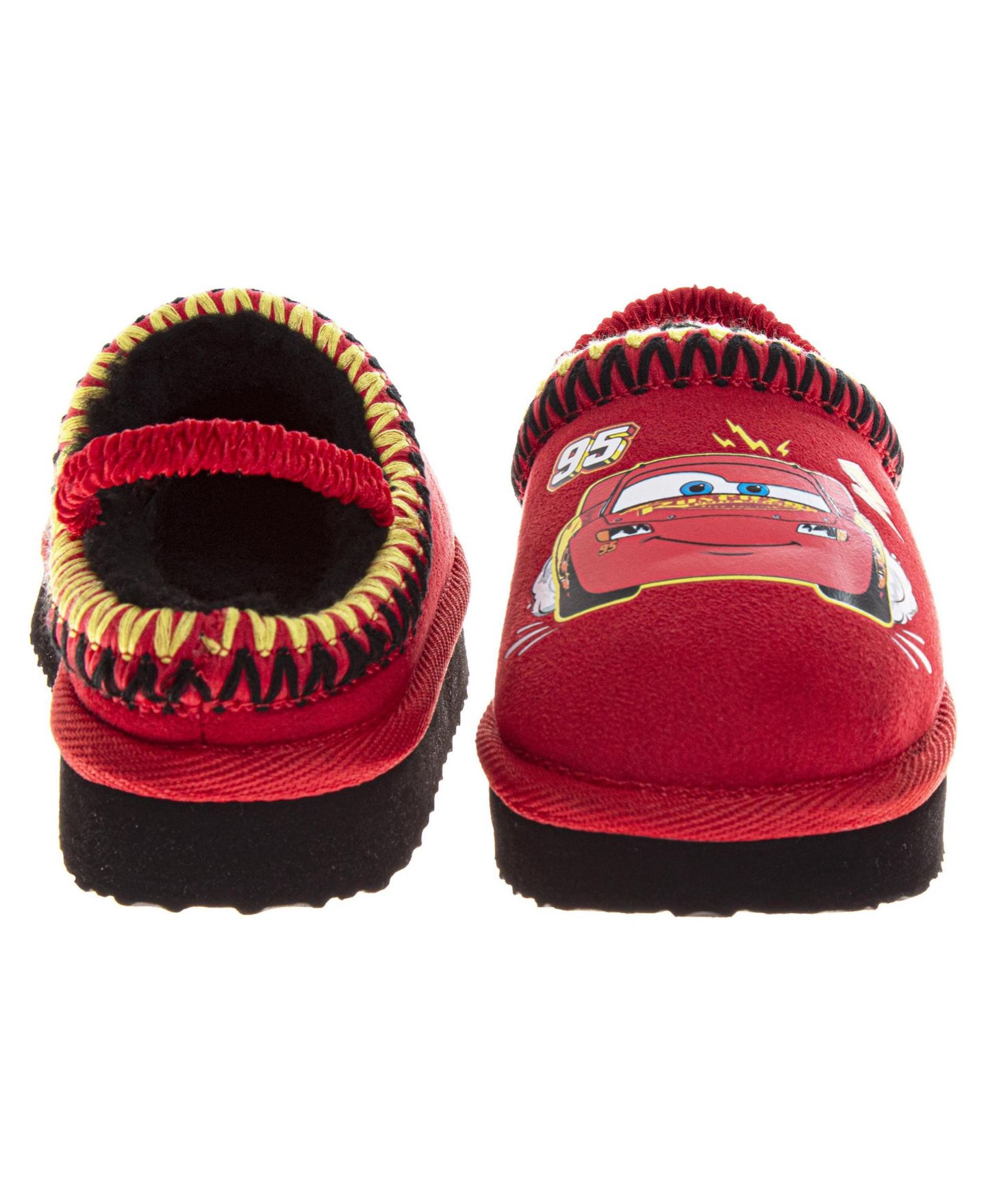 Тапочки Disney Cars Lightning Slippers Soft, Cozy, and Comfortable Footwear для мальчиков-малышей, цвет: Красный — фото 3