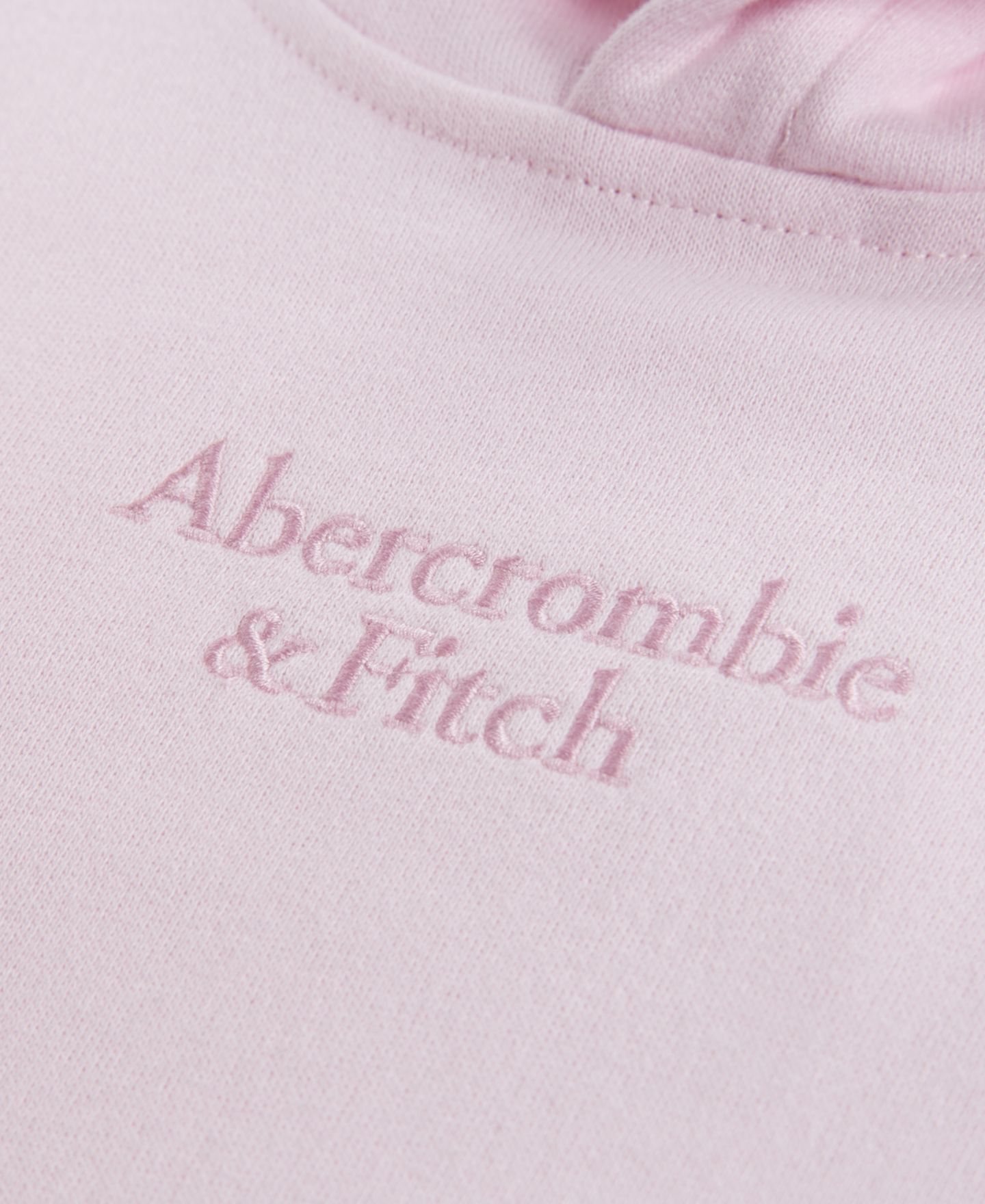 Худи abercrombie kids Essential Logo для девочек-малышей, цвет: Розовый — фото 3