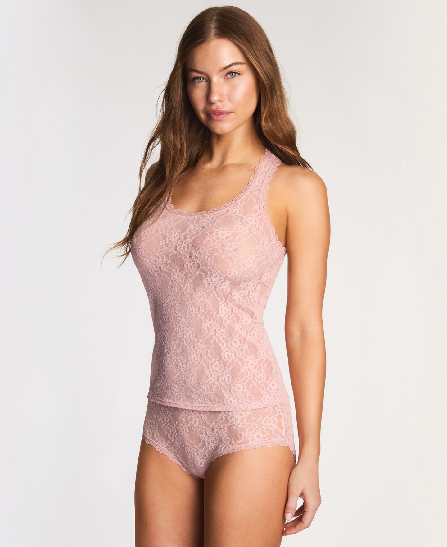 Женский топ b.tempt'd Effortlessly Lace Scoop neck, 915313, цвет: Пудровый розовый — фото 2