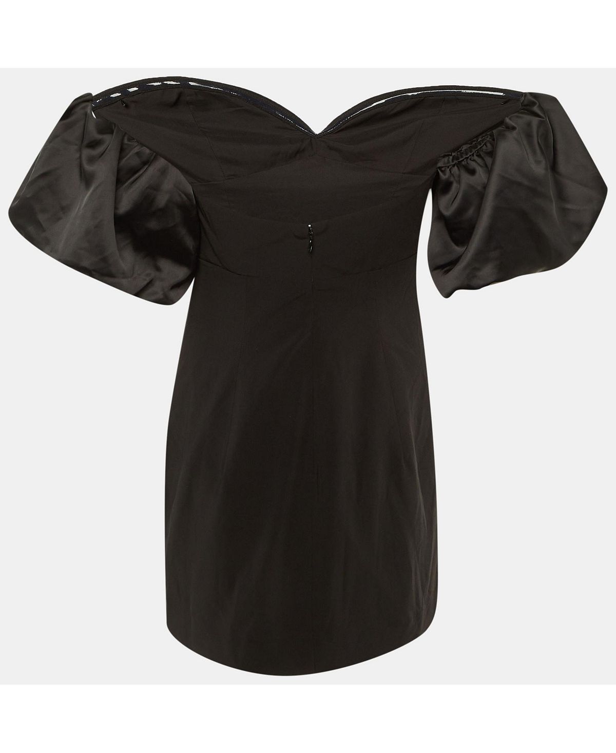 Pre-Owned Ronny Kobo Women's Crepe Andrea Off-The-Shoulder Mini Dress view 2 — MAYCSS fashion products