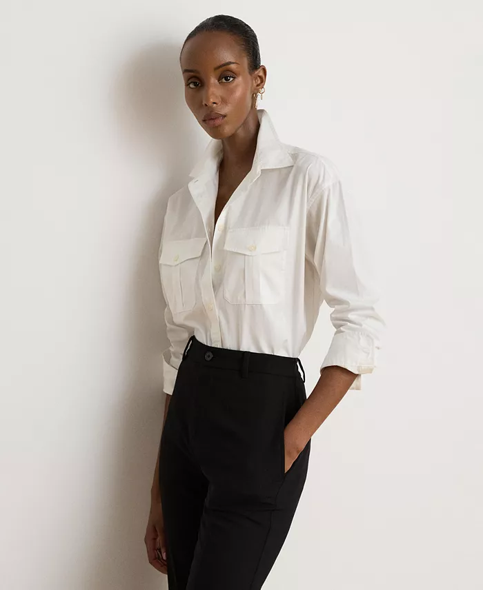 Women's Long-Sleeve Button-Front Shirt - thumbnail 3