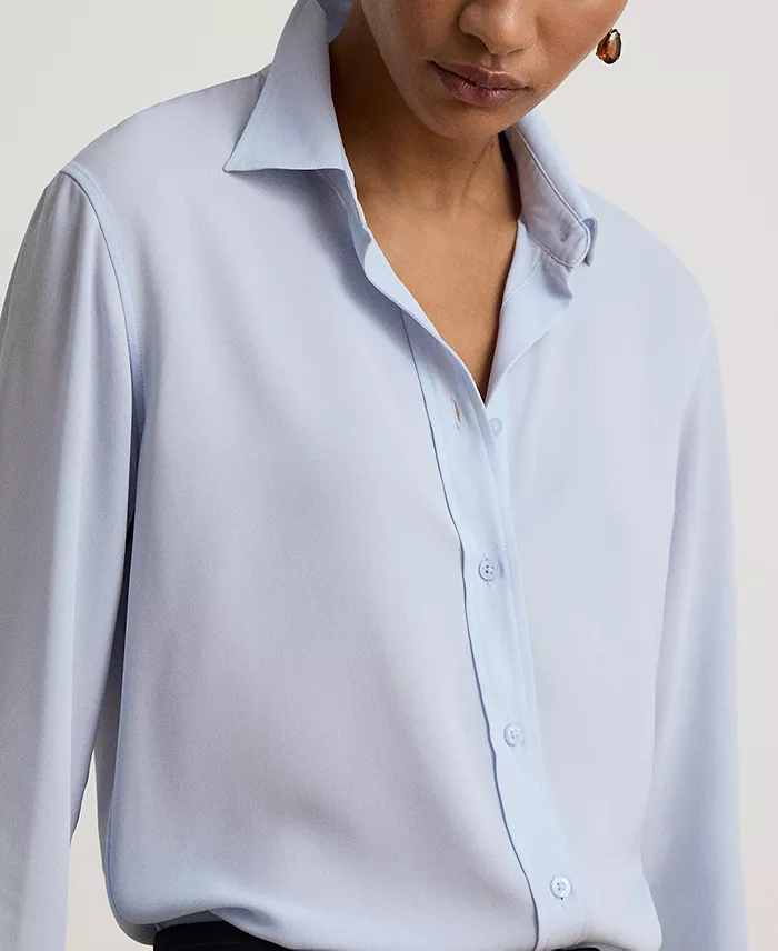 Women's Long-Sleeve Collared Shirt - thumbnail 3