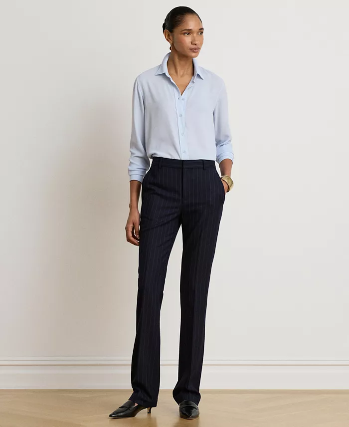 Women's Long-Sleeve Collared Shirt - thumbnail 2