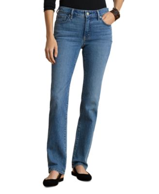 Women's Mid-Rise Slim Straight Jeans