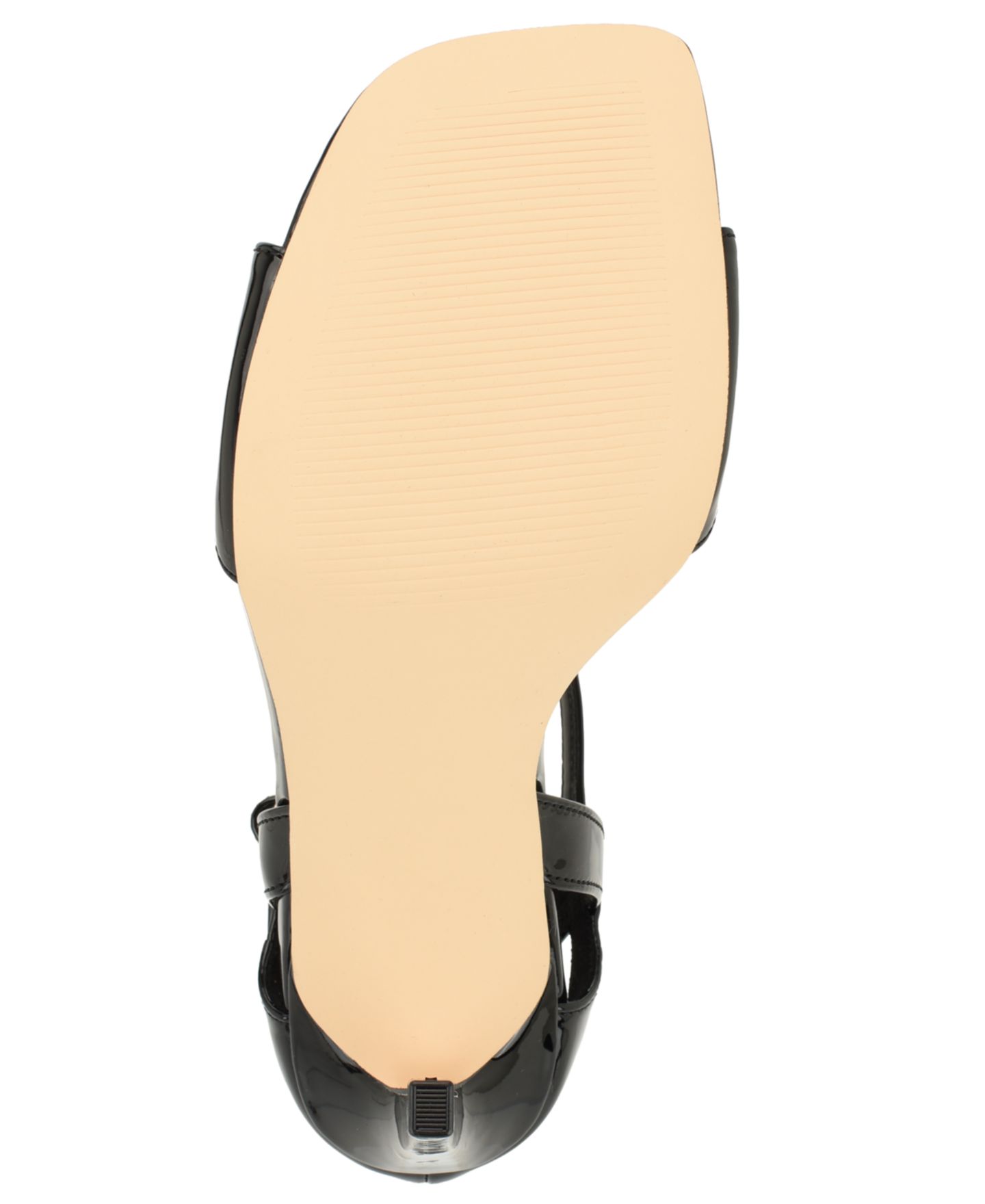 Женские сандалии Nine West Paddie Square Toe Stiletto Dress Sandals, цвет: Чёрный лаковый — фото 5