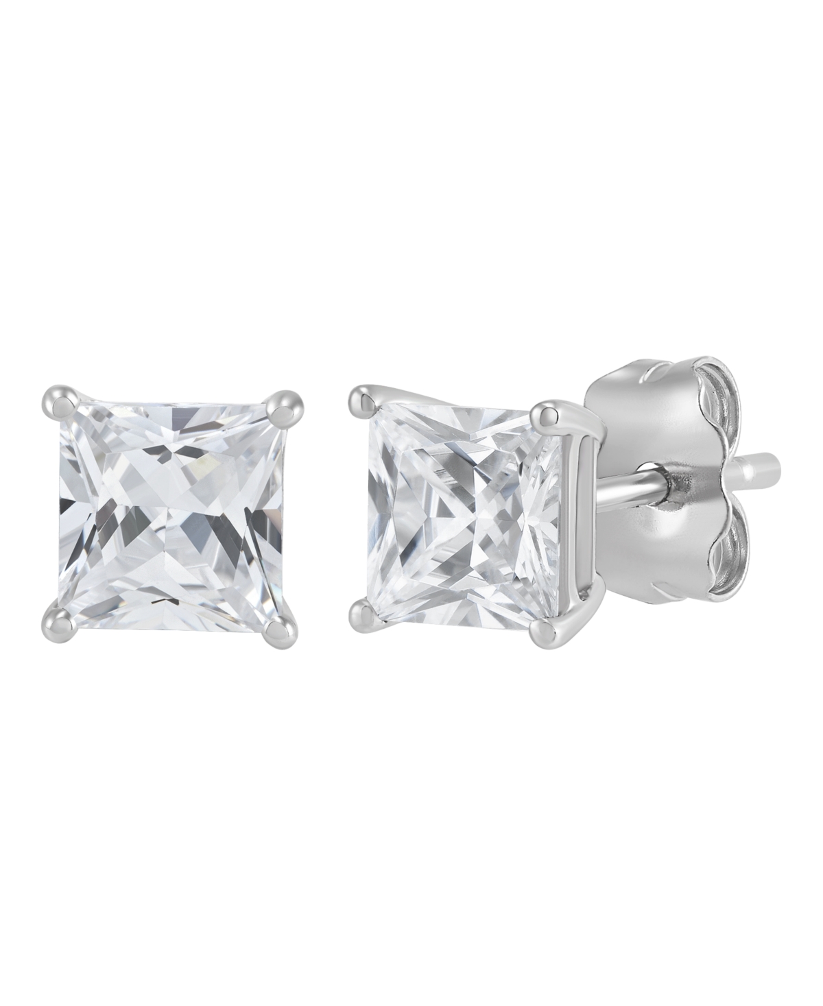 Macy's Igi Certified Lab-Grown Diamond Stud Earrings (1 ct. t.w.) in 14k White Gold - 14k White Gold