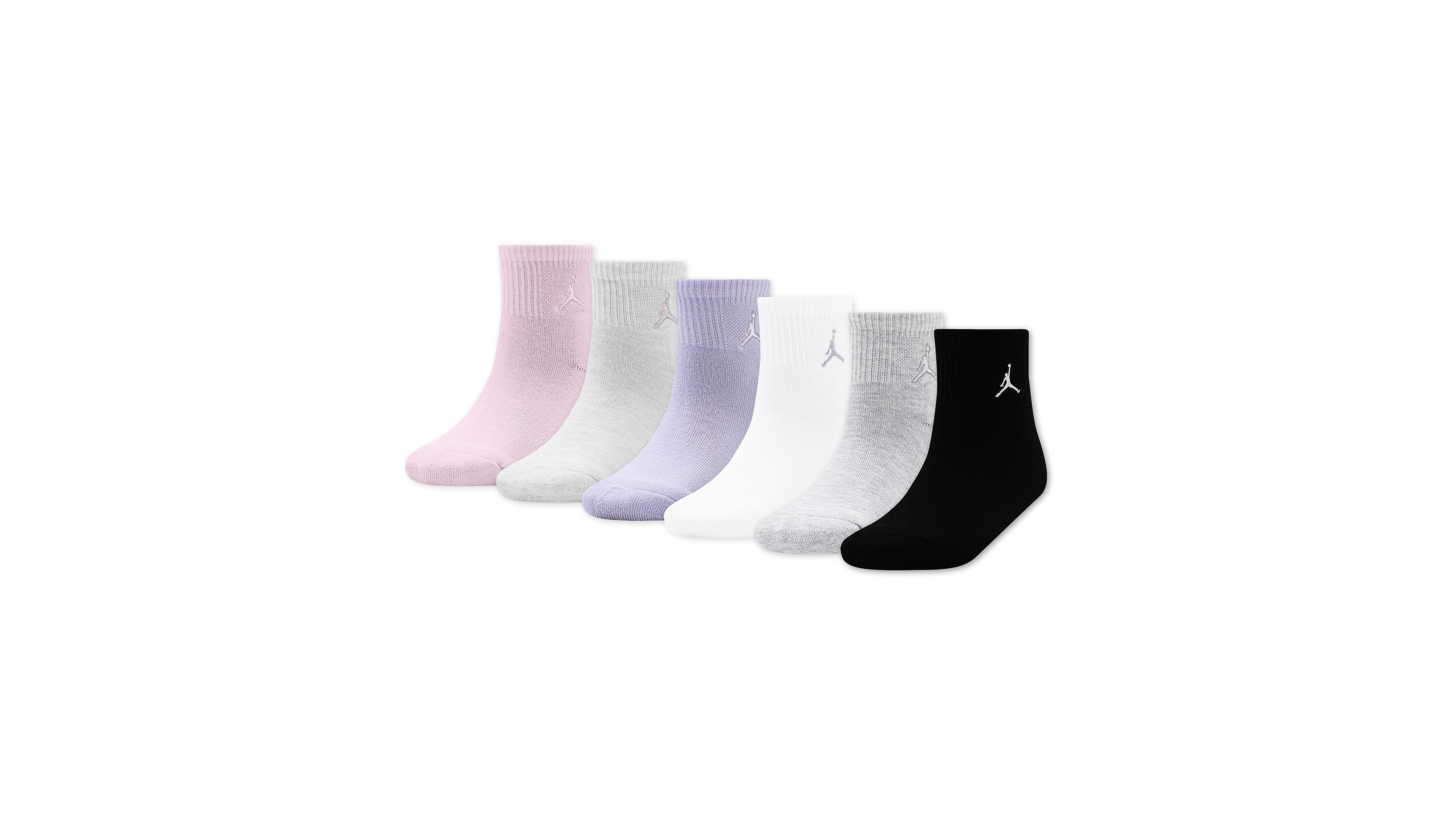 Jordan Boys 7-11 Ankle Socks, 6-Pack