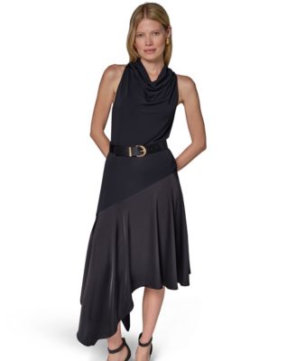 wedding dress guest Green Chain See-through Elegant RX70326 Hand wash cold separately Color:Epic Black Fabric_Linen Women's Plus Size Denim