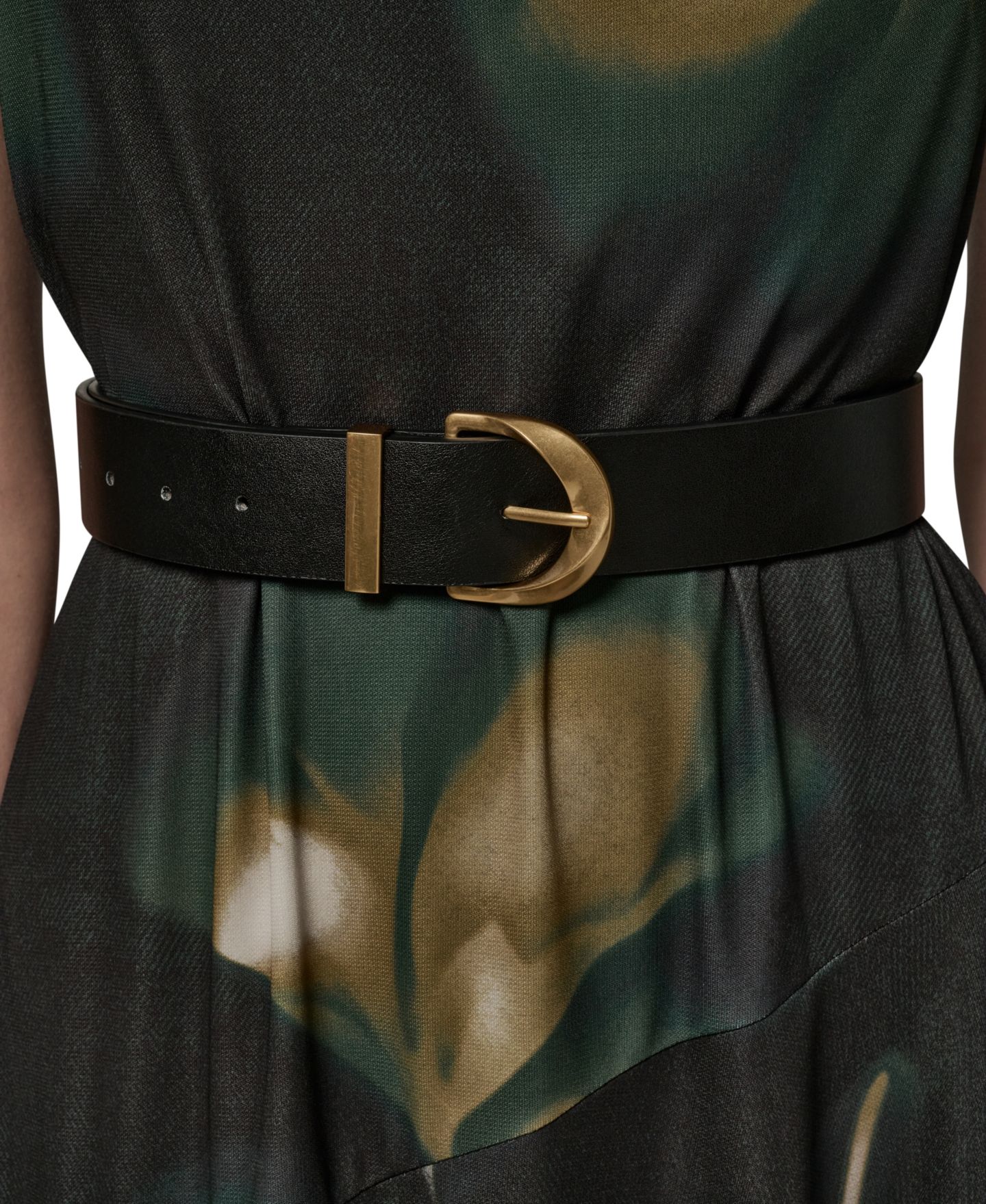 Женское платье Donna Karan New York Jersey Print Sleeveless, цвет: Оливковый разноцветный — фото 8