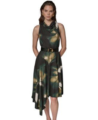 Women's Jersey Print Sleeveless Dress