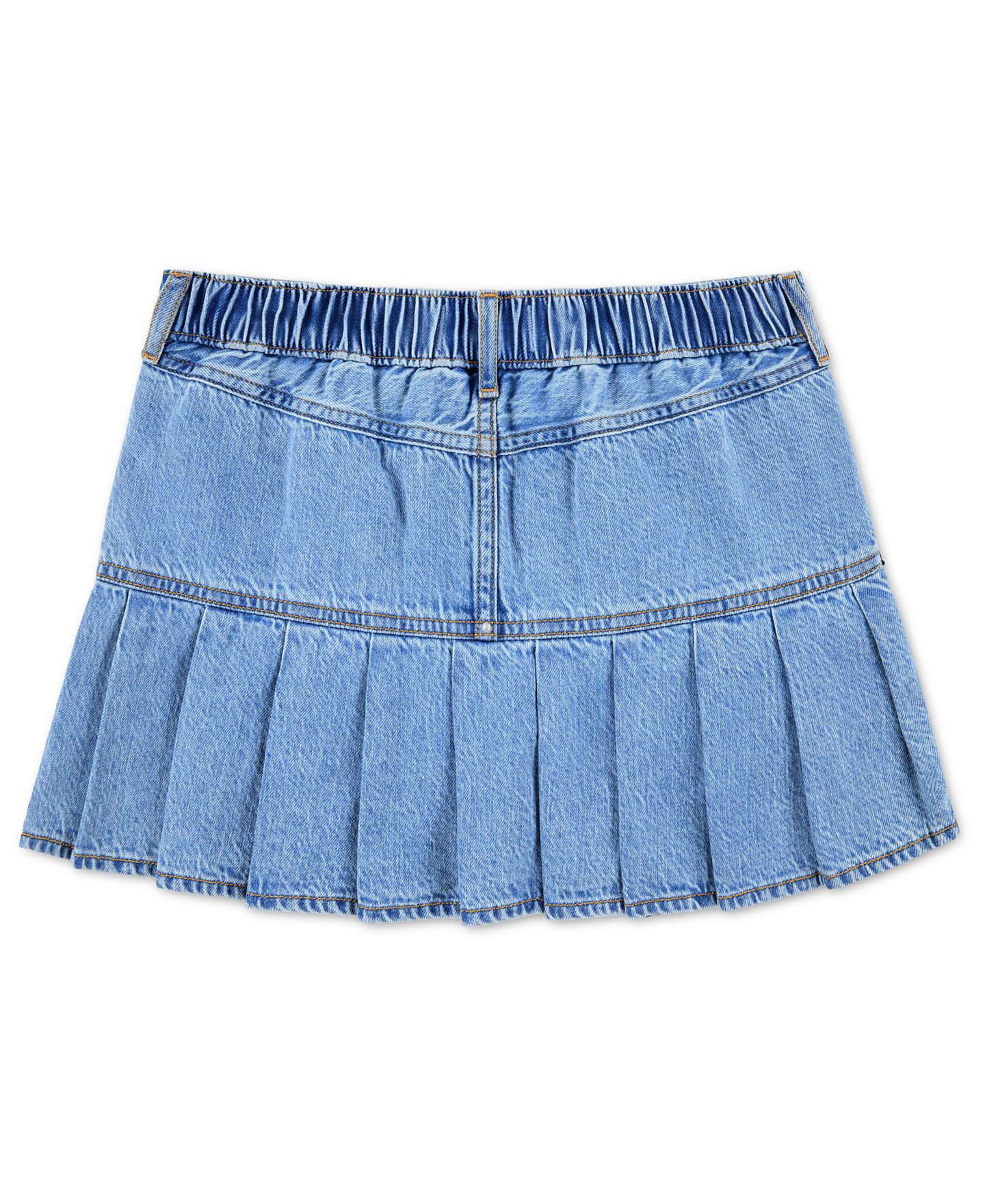 Юбка abercrombie kids Drop Waist Mini Skirt для девочек, цвет: Светлый пастельный синий — фото 2