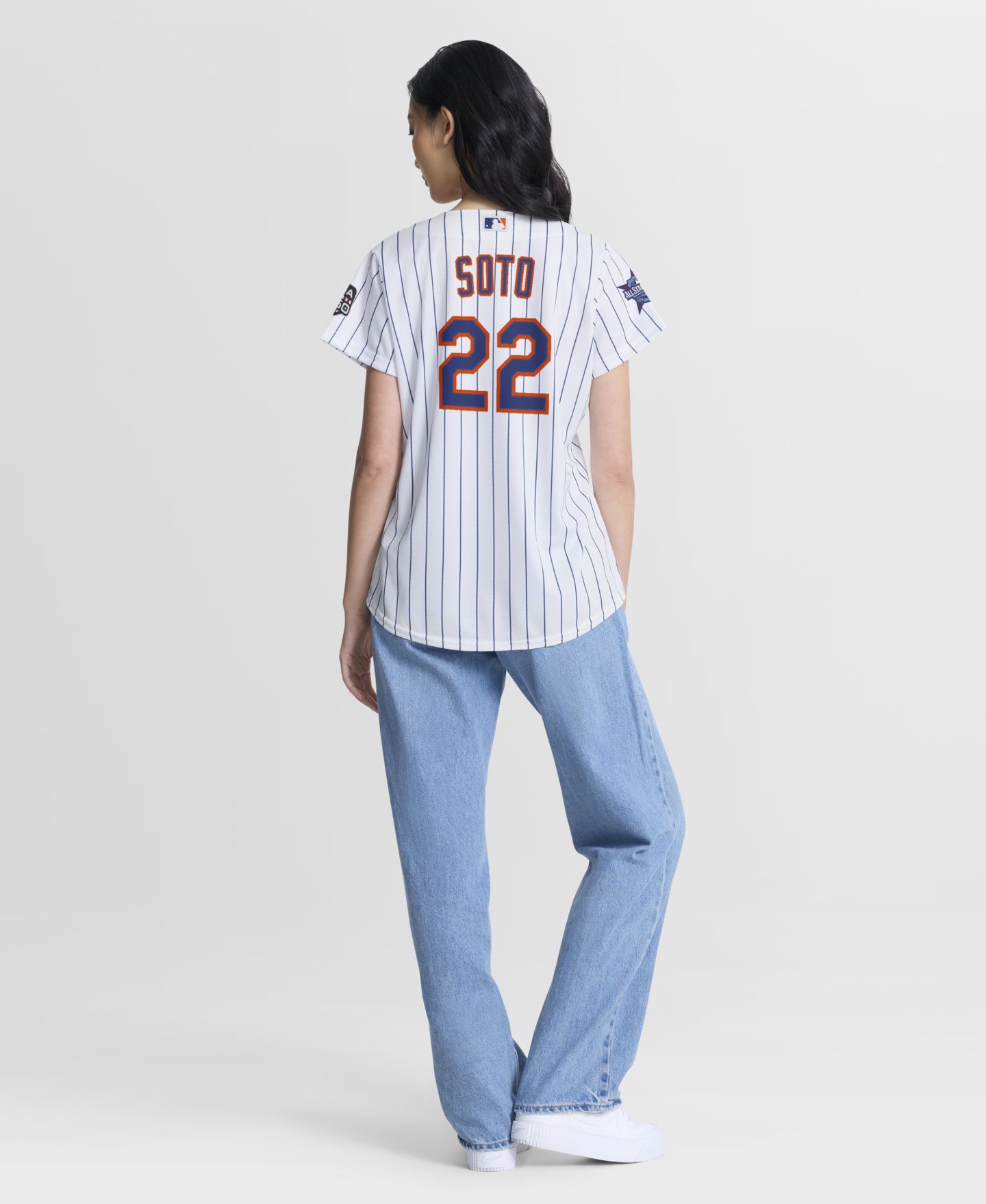 Женский топ Nike 2026 All-Star Game New York Mets Juan Soto White Replica Jersey — фото 5