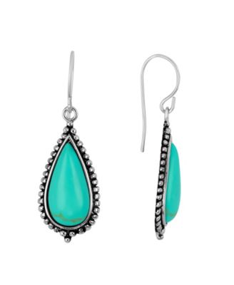 Turquoise Teardrop Earrings
