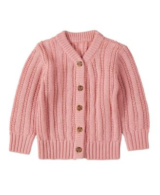 Toddler Boys 2T Cozy Oversized Cable-Knit Cardigan Sweater