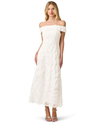 Women's Off-the-Shoulder Midi Dress