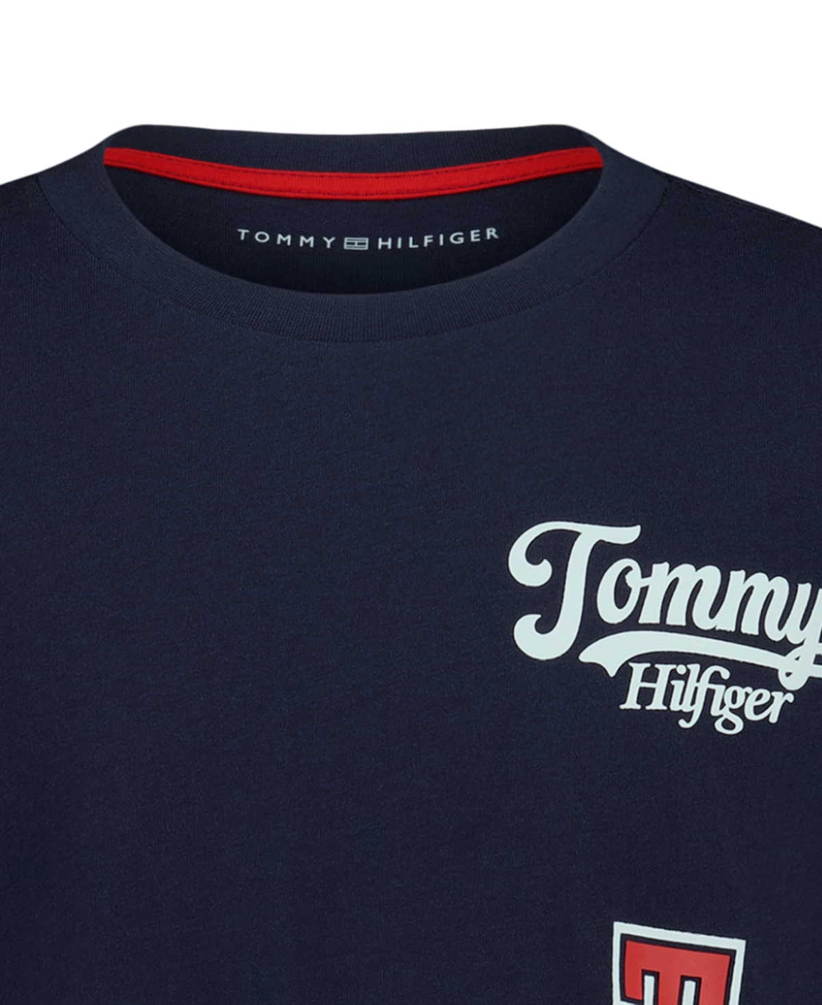 Tommy Hilfiger Boys' 8-20 Collegiate Stack Short-Sleeve T-Shirt