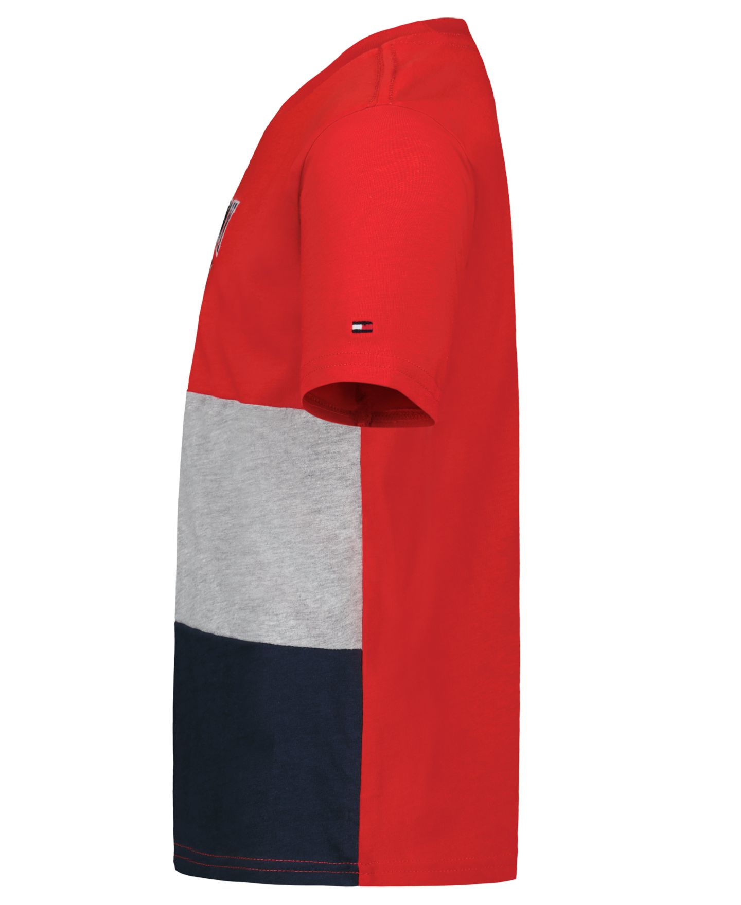 Футболка Tommy Hilfiger Mascot Color-Blocked Short-Sleeve для мальчиков, цвет: Красный — фото 7