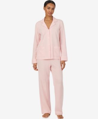 Women's Notch Collar and Mid-Rise Pant Set