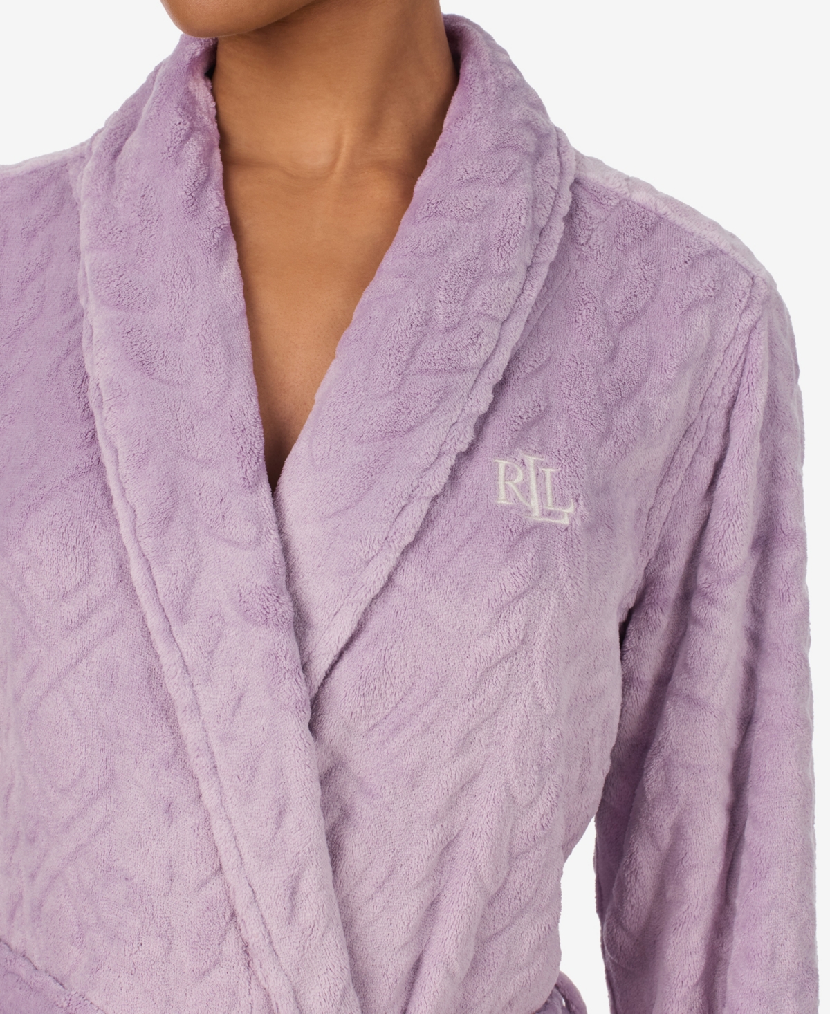 Lauren Ralph Women's Self-Tie Belt Short Robes