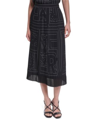 Women's Pleated Midi Skirt