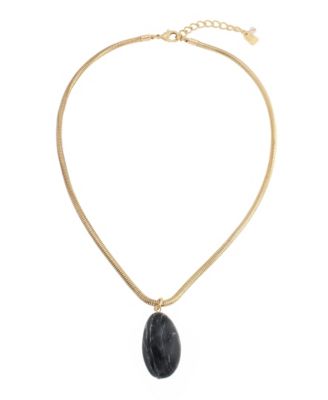 Onyx Stone Pendant Necklace