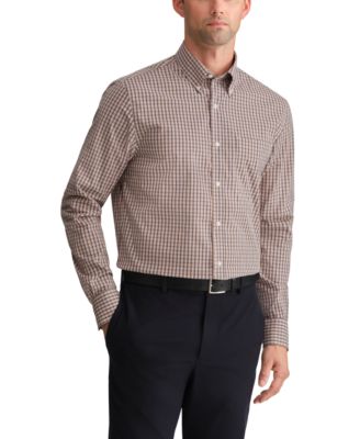 Men's Button-Down Collar Long-Sleeve Dress Shirt
