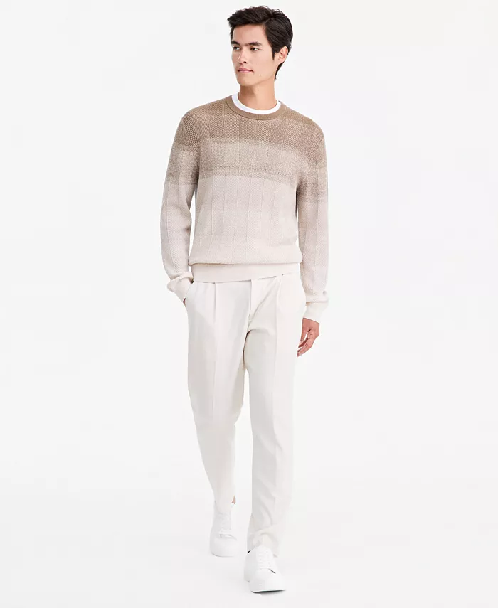 Men's Herr Cotton Gradient-Stripe Crewneck Sweater, Macy's Exclusive - thumbnail 3