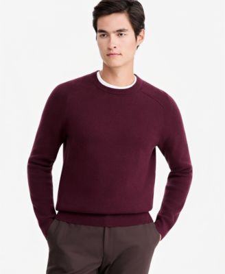 Men's Crewneck Saddle-Shoulder Sweater, Macy's Exclusive