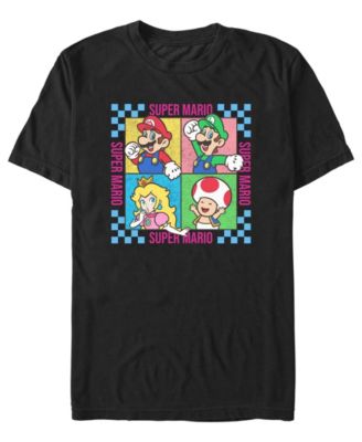 Men's&nbsp;Nintendo Mario Group Four Square T-Shirt