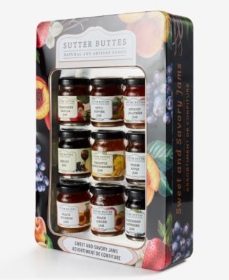 Sweet & Savory Jams Assortment Gift Set, 9 Piece