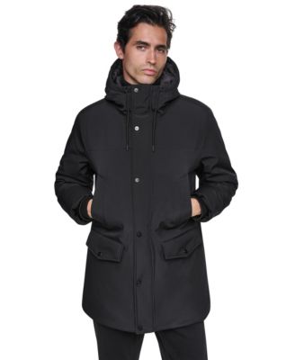 Men's Heavyweight Signature Parka with Attached Hood Jacket