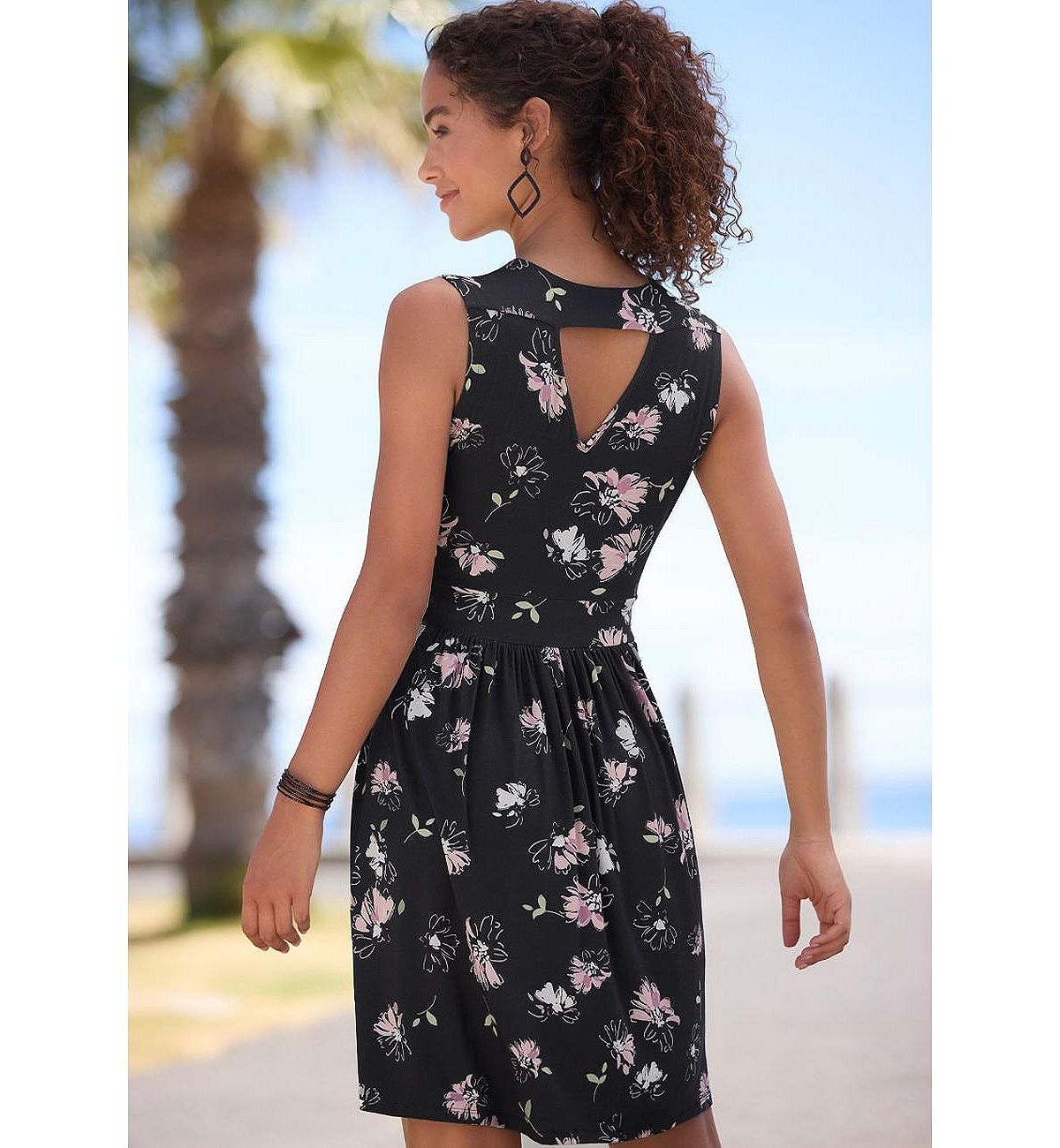 LASCANA Women's Open Back Detail Dress view 2 — MAYCSS fashion products